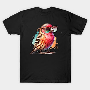 Watercolor House Finch T-Shirt